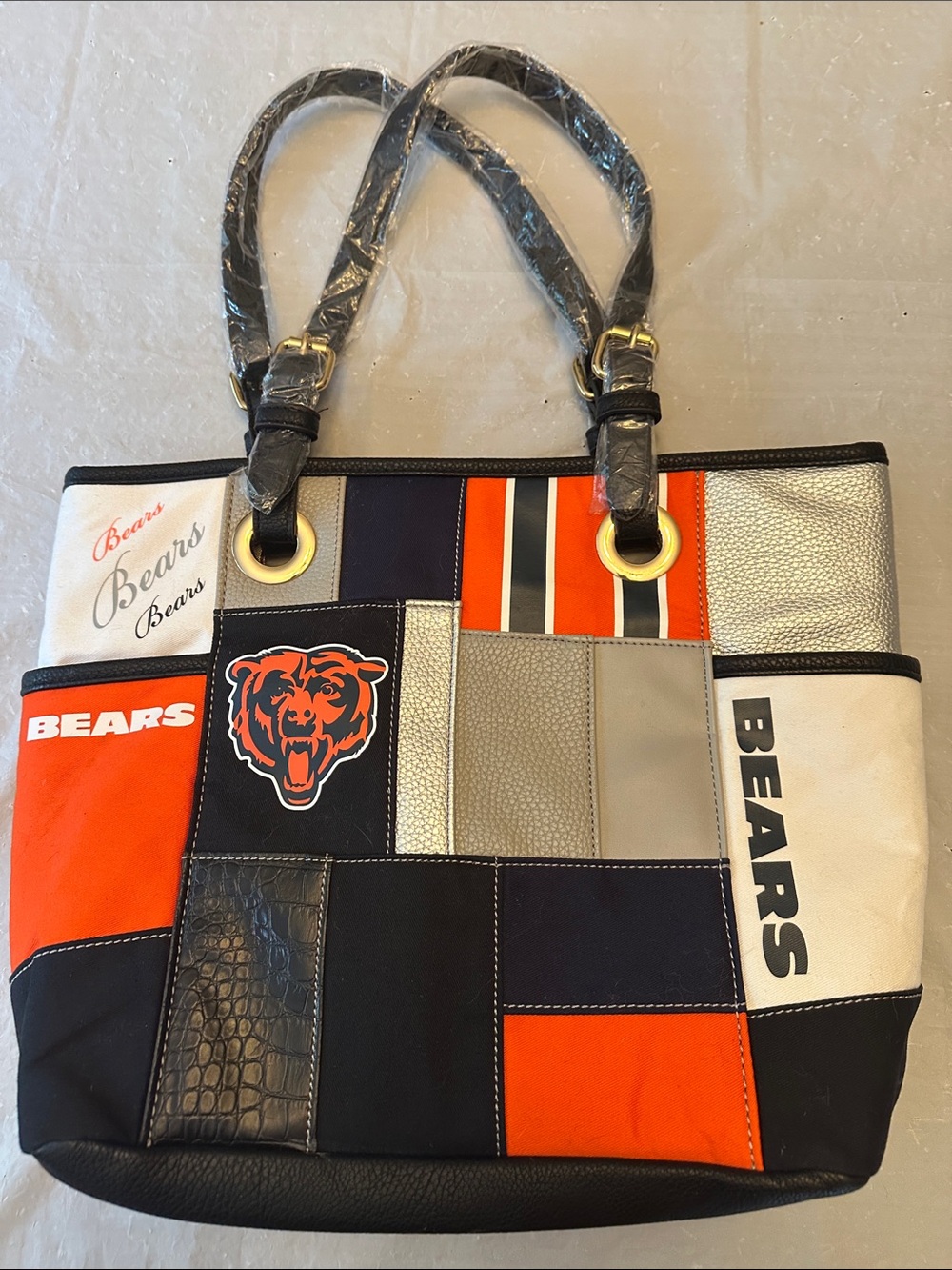 Chicago Bears Bradford Exchange Patchwork Shoulder Bag